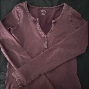 PacSun Purple Long Sleeve Tee